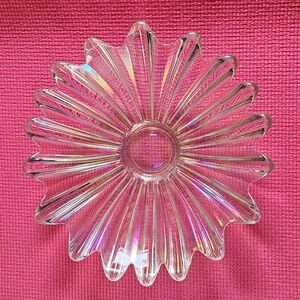 Federal Glassware Celestrial Iridescent Scalloped Round Bowl Giftware 🌞